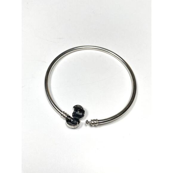 925 Pandora ALE Bangle Charm Bracelet Sterling Silver 7” 9.23g - Picture 5 of 10